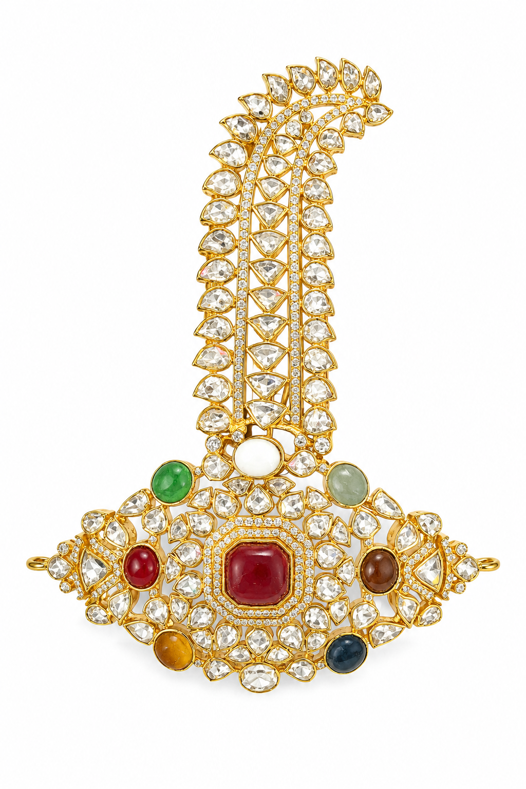 Royal Navratna Kundan Pagdi Kilangi for Men