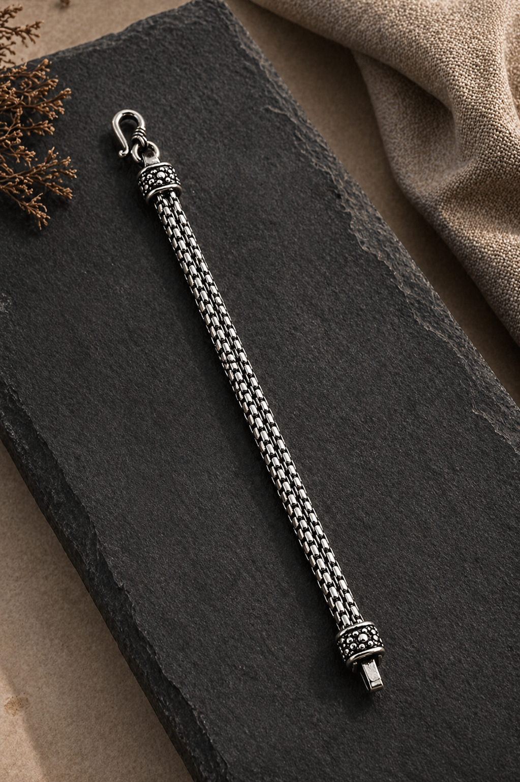 Heavy Look Slim Feel Bracelet – Everyday Statement Piece