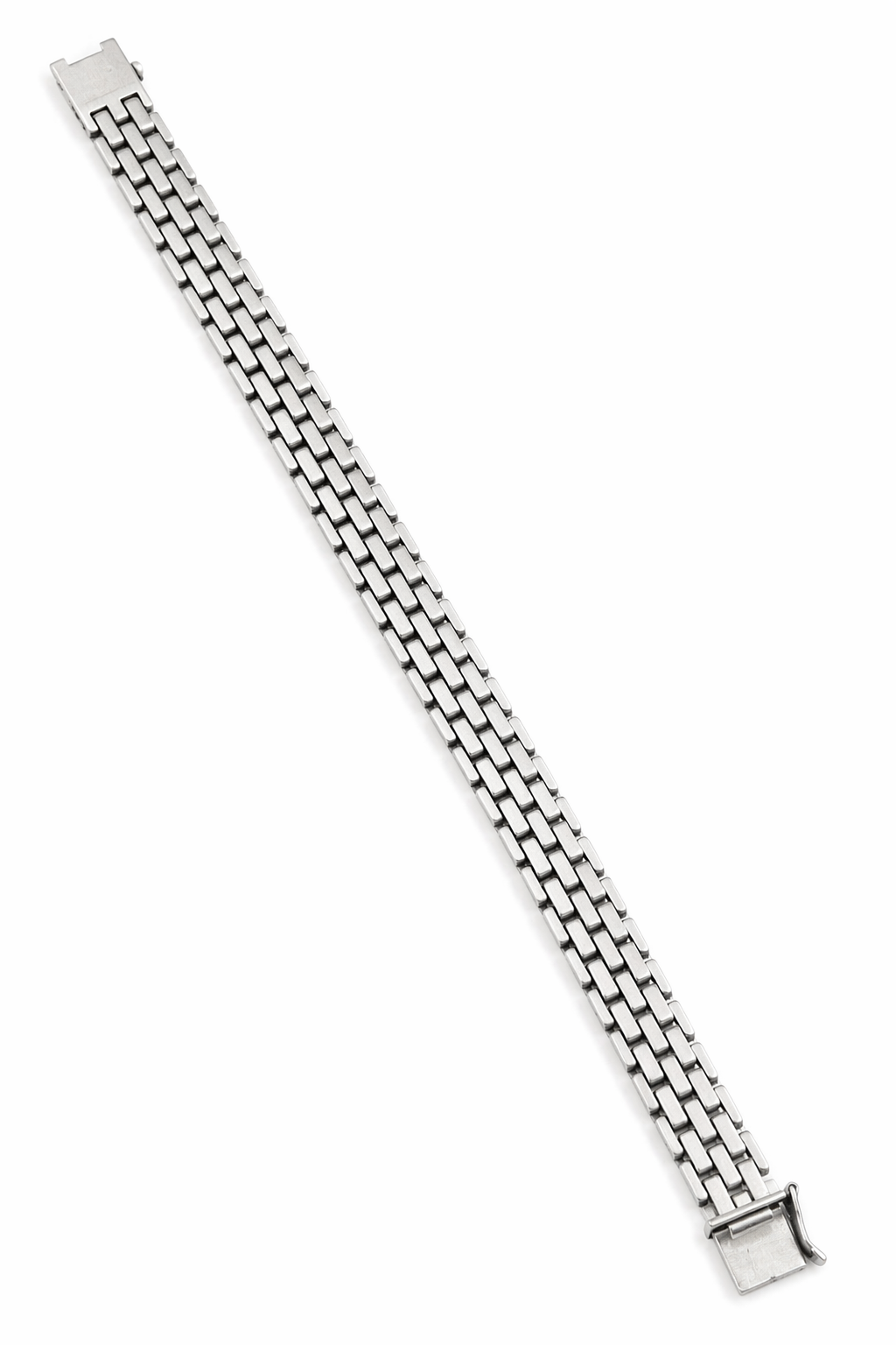 Classic Box-Link Silver Bracelet with Seamless Lock