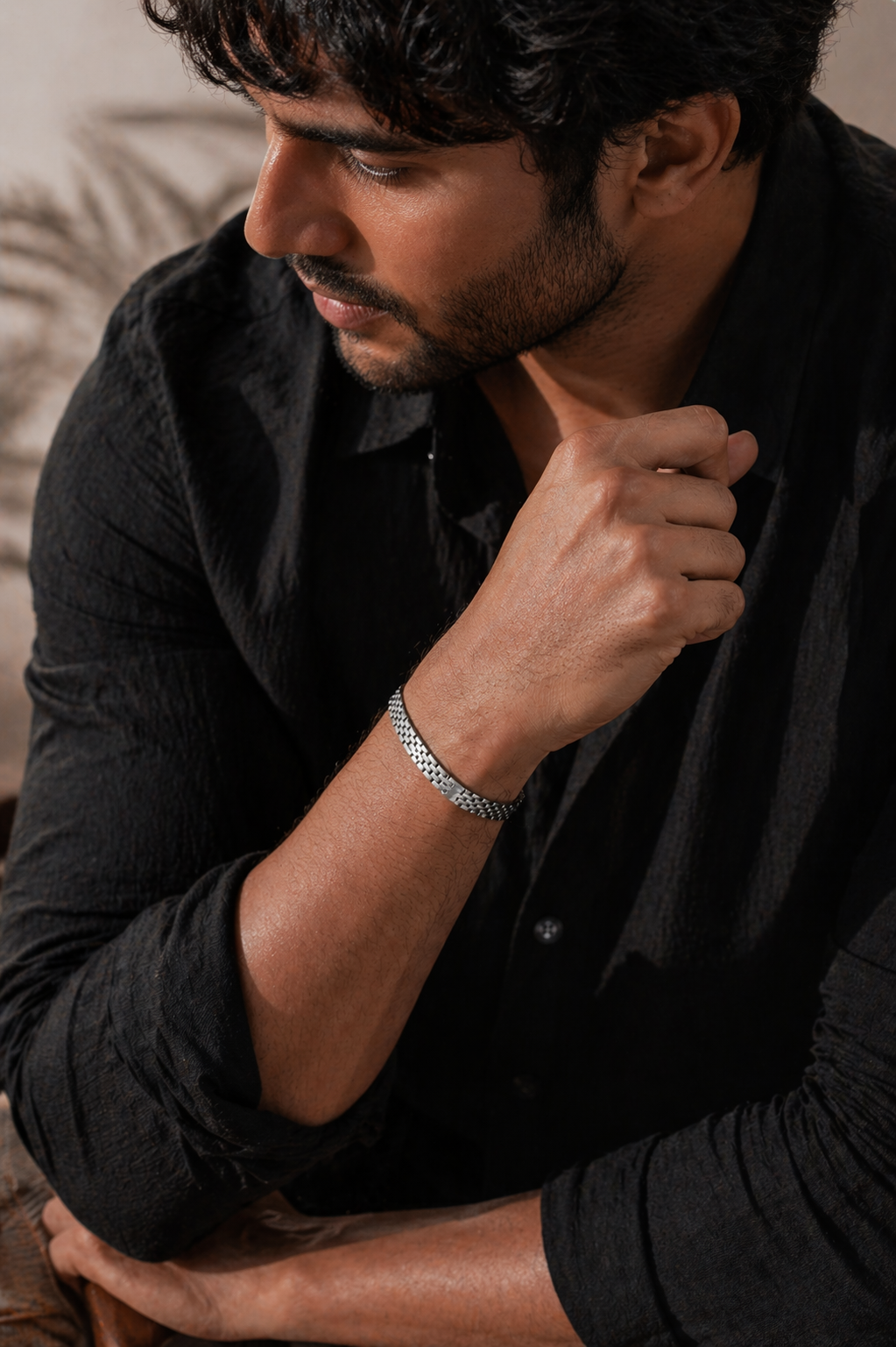 Classic Box-Link Silver Bracelet with Seamless Lock