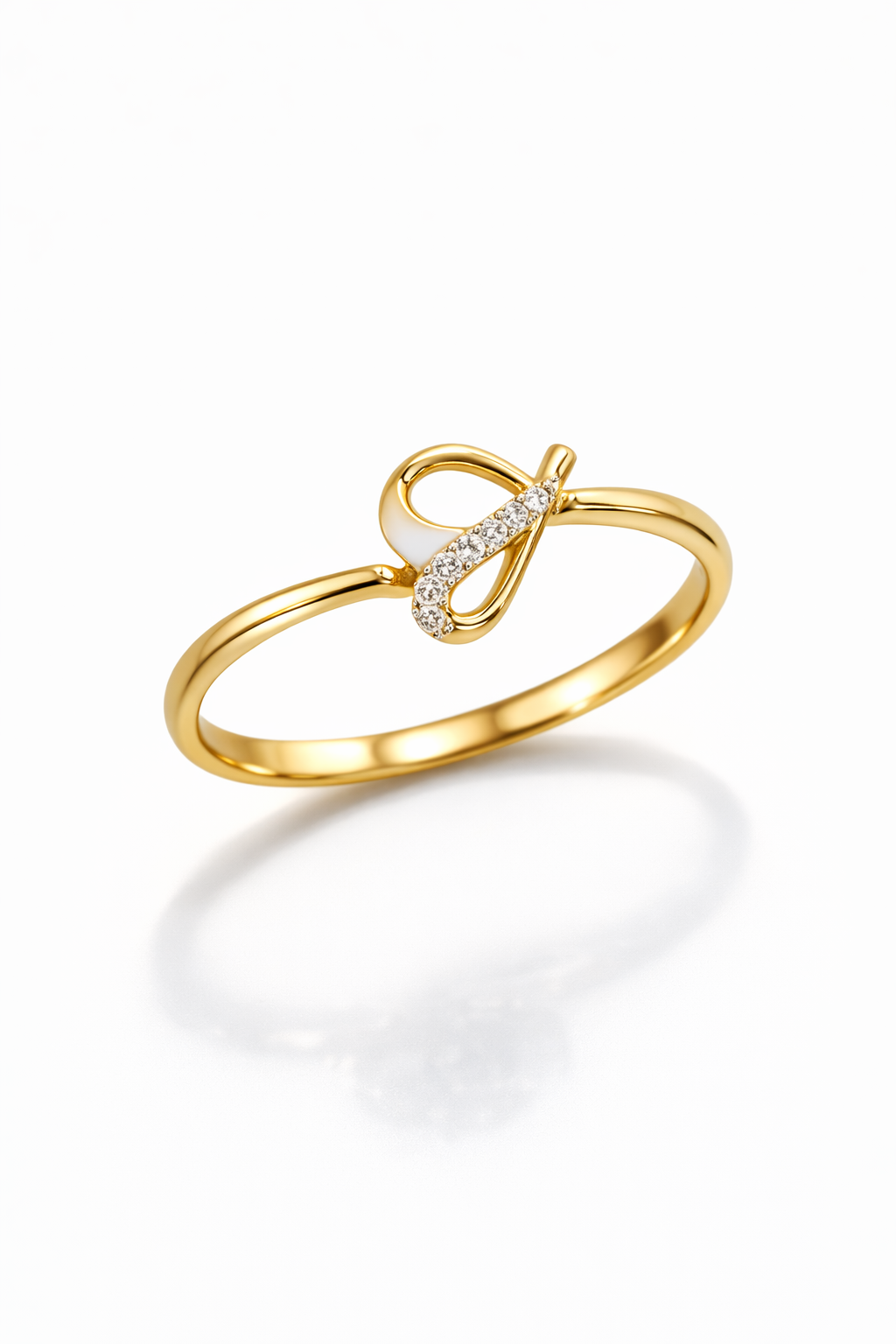 Minimal Gold Infinity Twist Ring